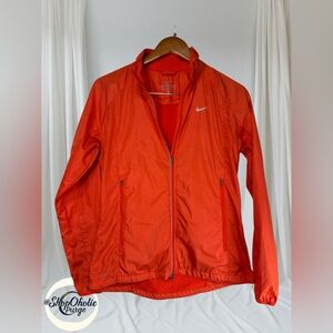 Nike Storm FIT Jacket Men’s Medium Red Orange Windbreaker